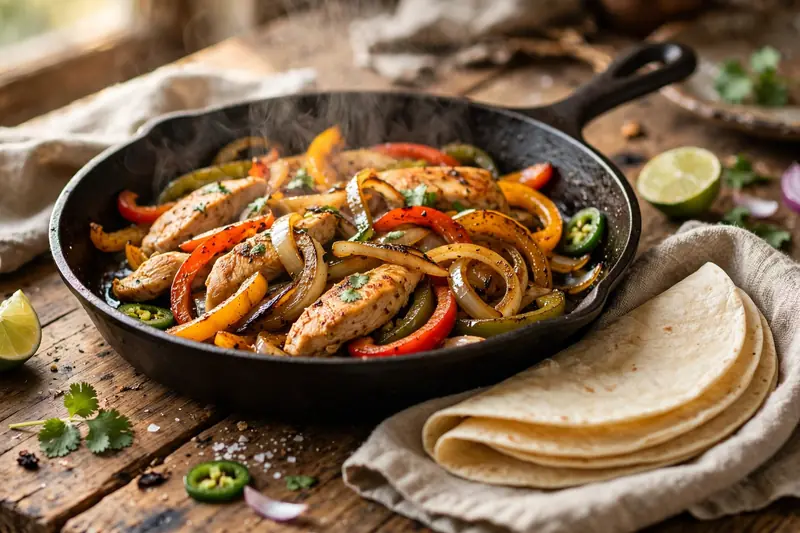 Fajitas au poulet
