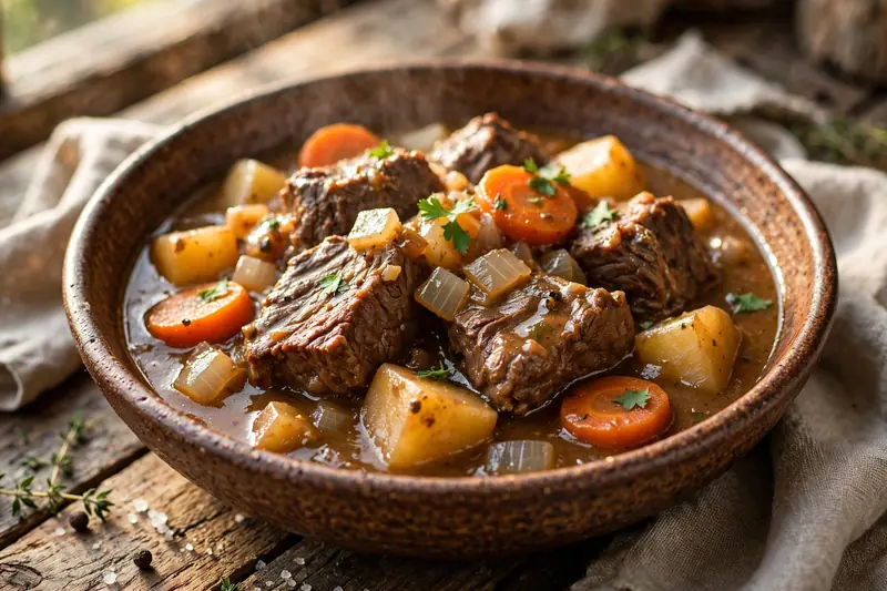 Ragoût de bœuf aux légumes