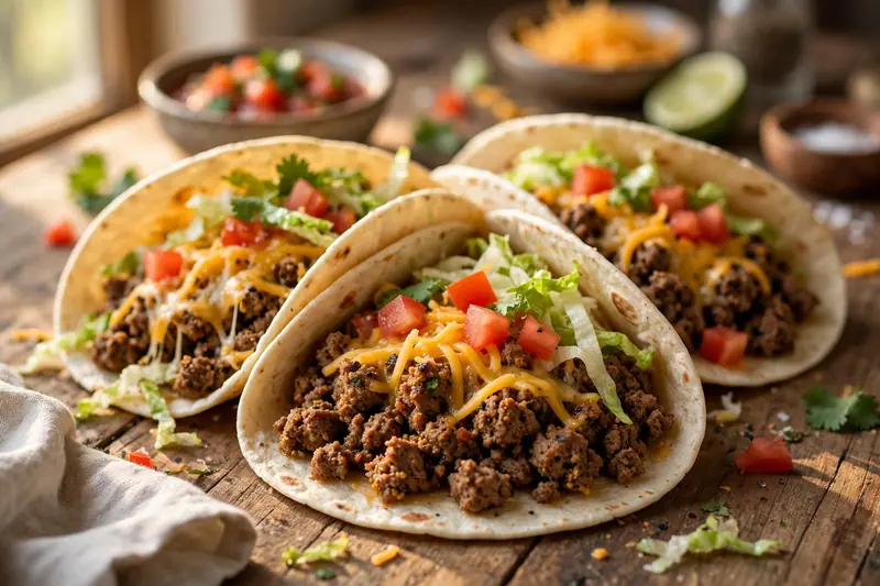 Tacos au bœuf